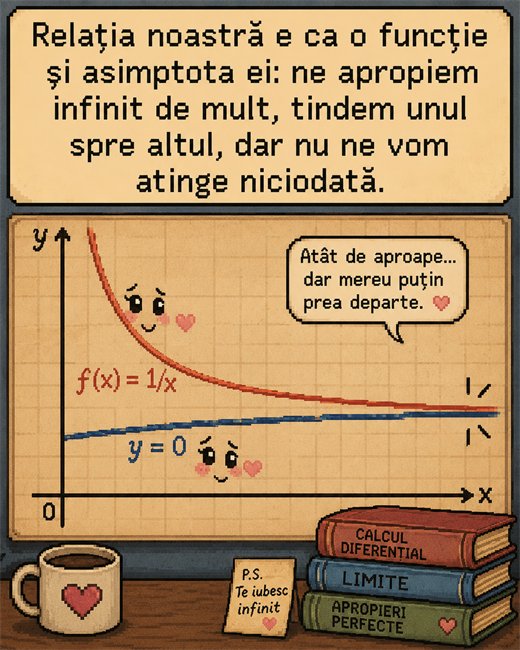 Meme: relația noastră e ca o funcție și asimptota ei
